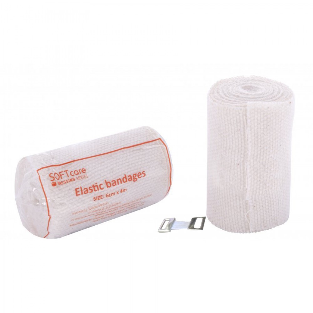 Επίδεσμος ελαστικός 12cmx4,5m Soft 12τμχ