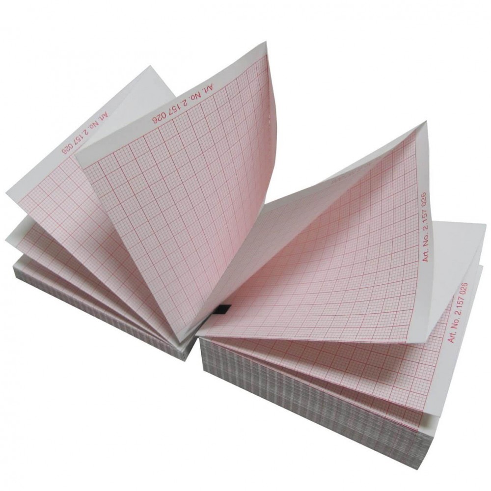 Χαρτί Καρδιογράφου 108mm x 140mm x 200 φύλλα 5τμχ (Mortara Eli 150)