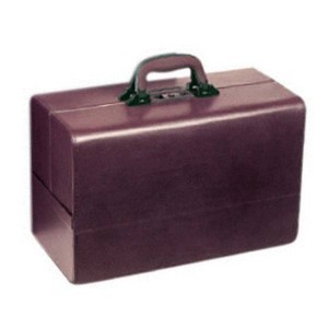 Concertina 12εκ. Μπορντό Δερματίνη Bollmann