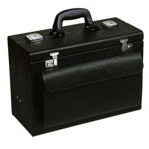 Piccola Μαύρη Δερματίνη 41x28x13 Bollmann