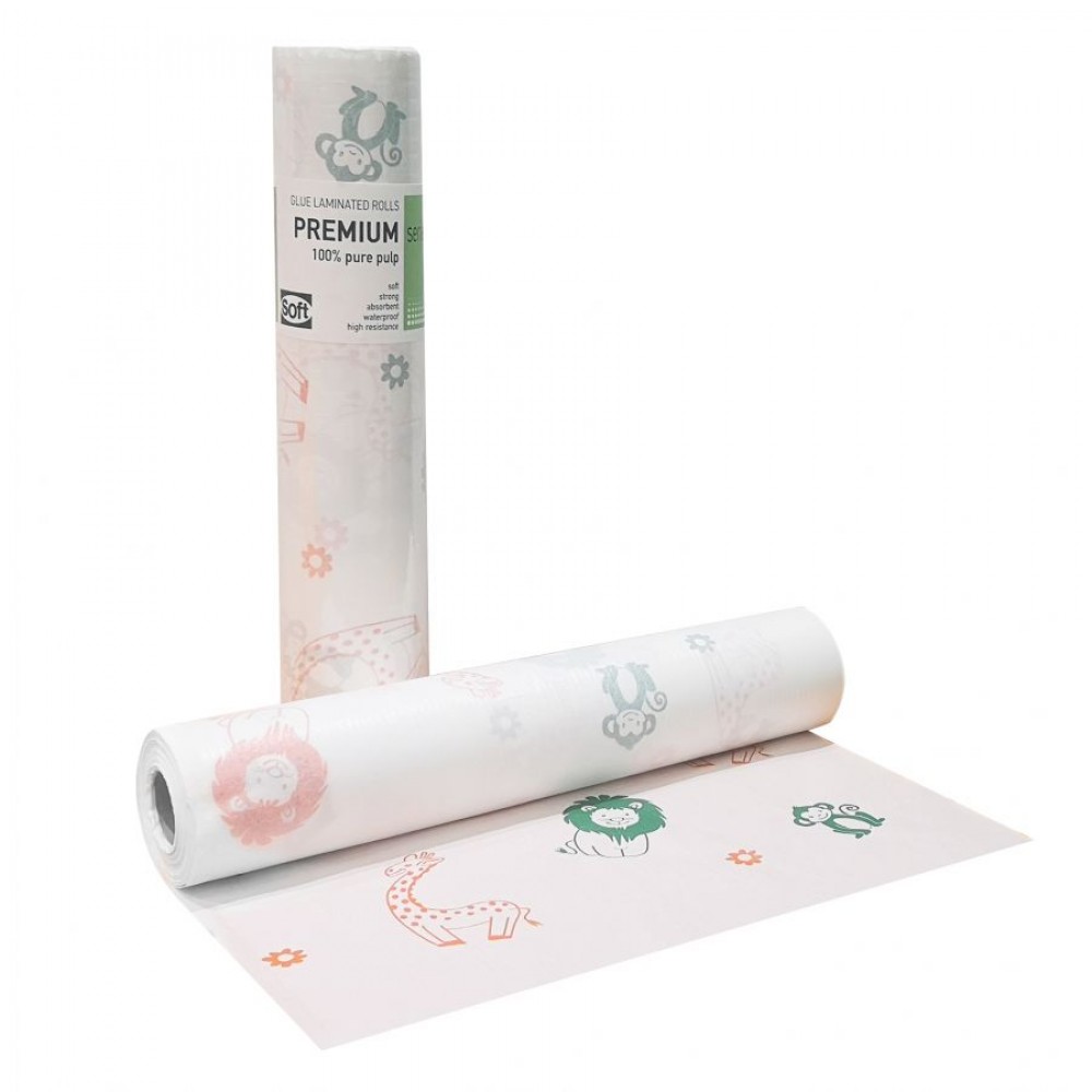 Εξεταστικά Ρολά Πλαστικοποιημένα Premium με Τύπωμα 50cm x 50m 12τμχ