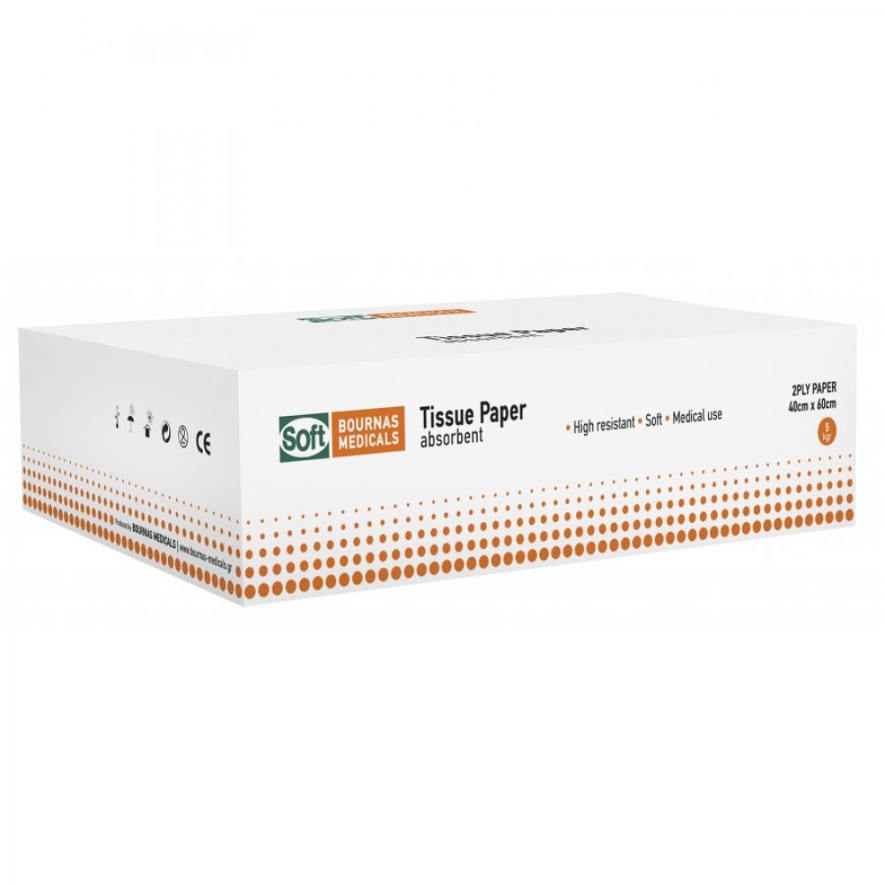 Χαρτοβάμβακας Gentle Λευκότητας 86% Διπλωμένος 5kg