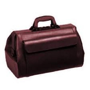 Medi-Light Μπορντό Δέρμα 1 Τσέπη Bollmann