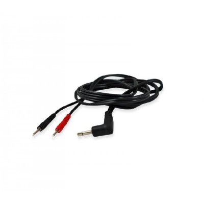 PG391/15J9N Καλώδια Tens Φυσιοθεραπείας εσοχή 2mm με διπλό βύσμα 2mm 1,50m Fiab