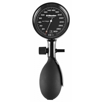 Πιεσόμετρο Ε-Mega Riester - μαύρο 1 σωλήνα latex free