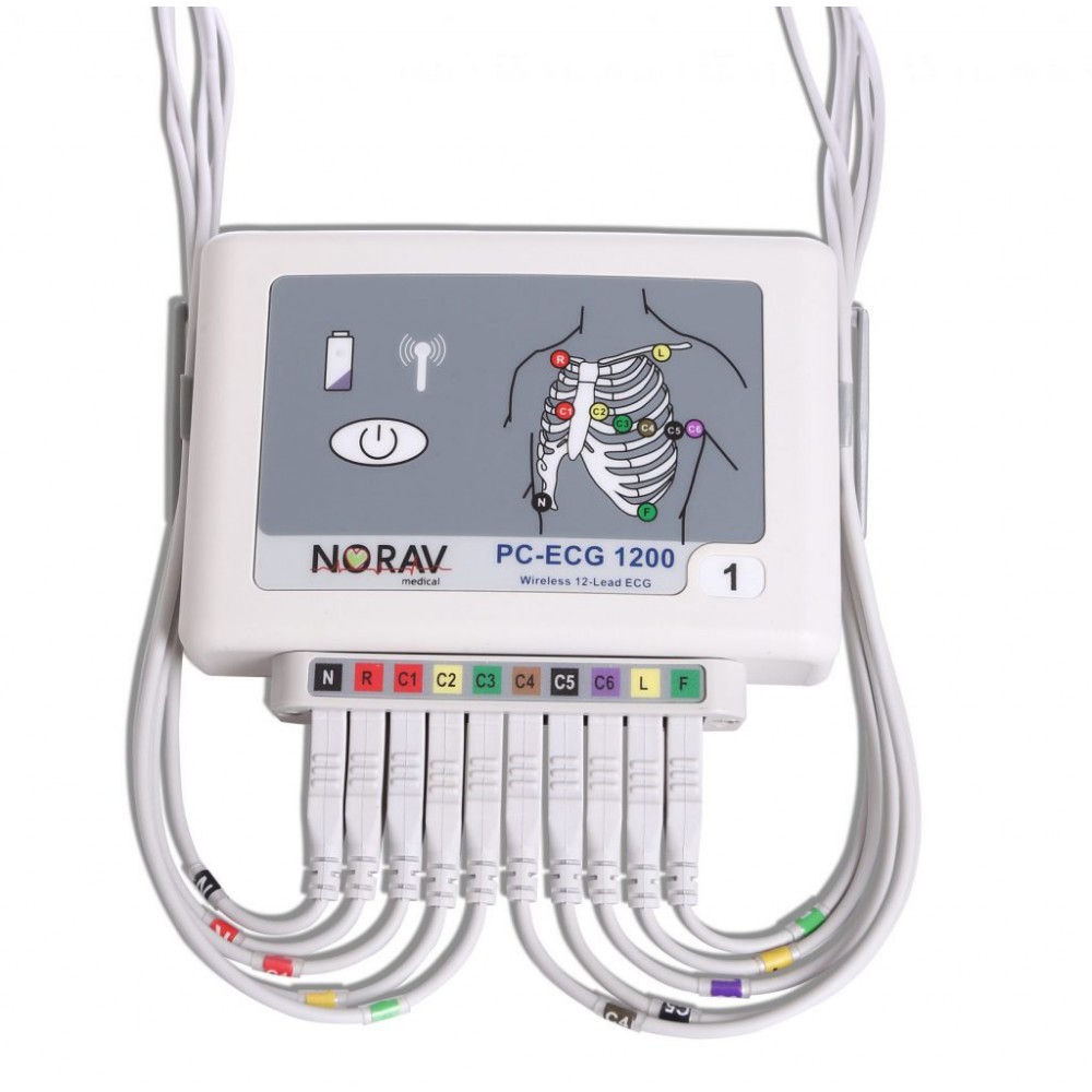 Stress ECG 1200W2 Wireless High Resolution PC-ECG Norav