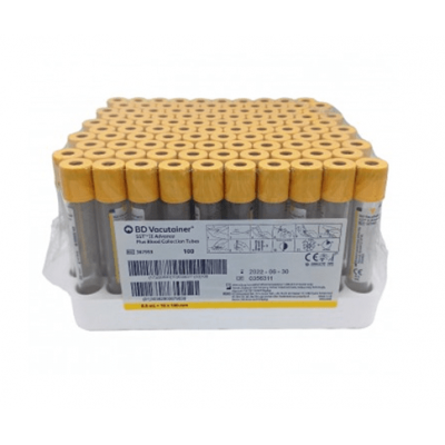 Φιαλίδια Γενικής Αιμοληψίας SST II Advance κίτρινο 3.5ml Vacutainer 100τμχ