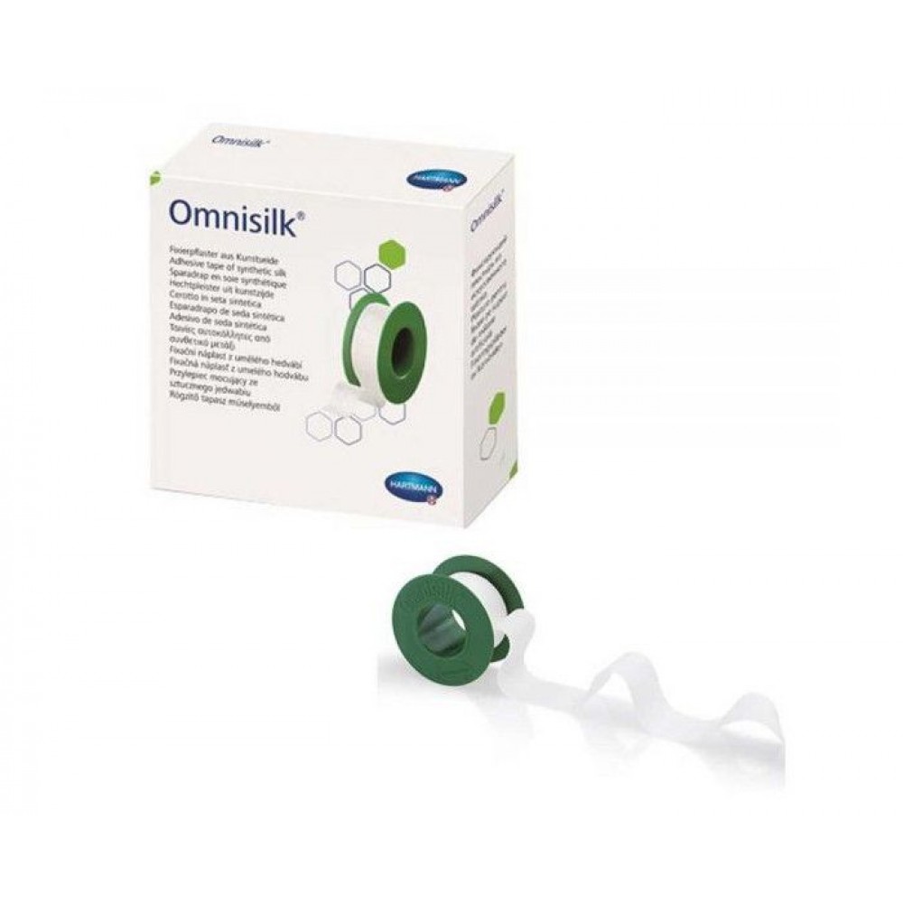Επιδεσμική Ταινία Μεταξωτή Omnisilk Hartmann 5cmx9,2m