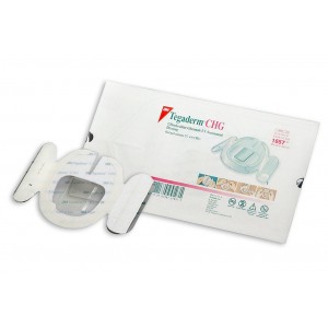 Επιθέματα Συγκράτησης Καθετήρων Ι.V. με Γλυκονική Χλωρεξιδίνη Tegaderm 3M CHG 1660R 7cm x 8,5cm