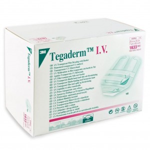 Διαφαvές Επίθεμα με Πλαίσιο για Καθετήρες I.V. Tegaderm 3M 1633 7cm x 8,5cm 100τμχ