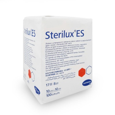 Υφασμένη Γάζα Sterilux ES Hartmann Μη Αποστειρωμένη 13 Kλωστών 8ply 5x5cm 100τμχ