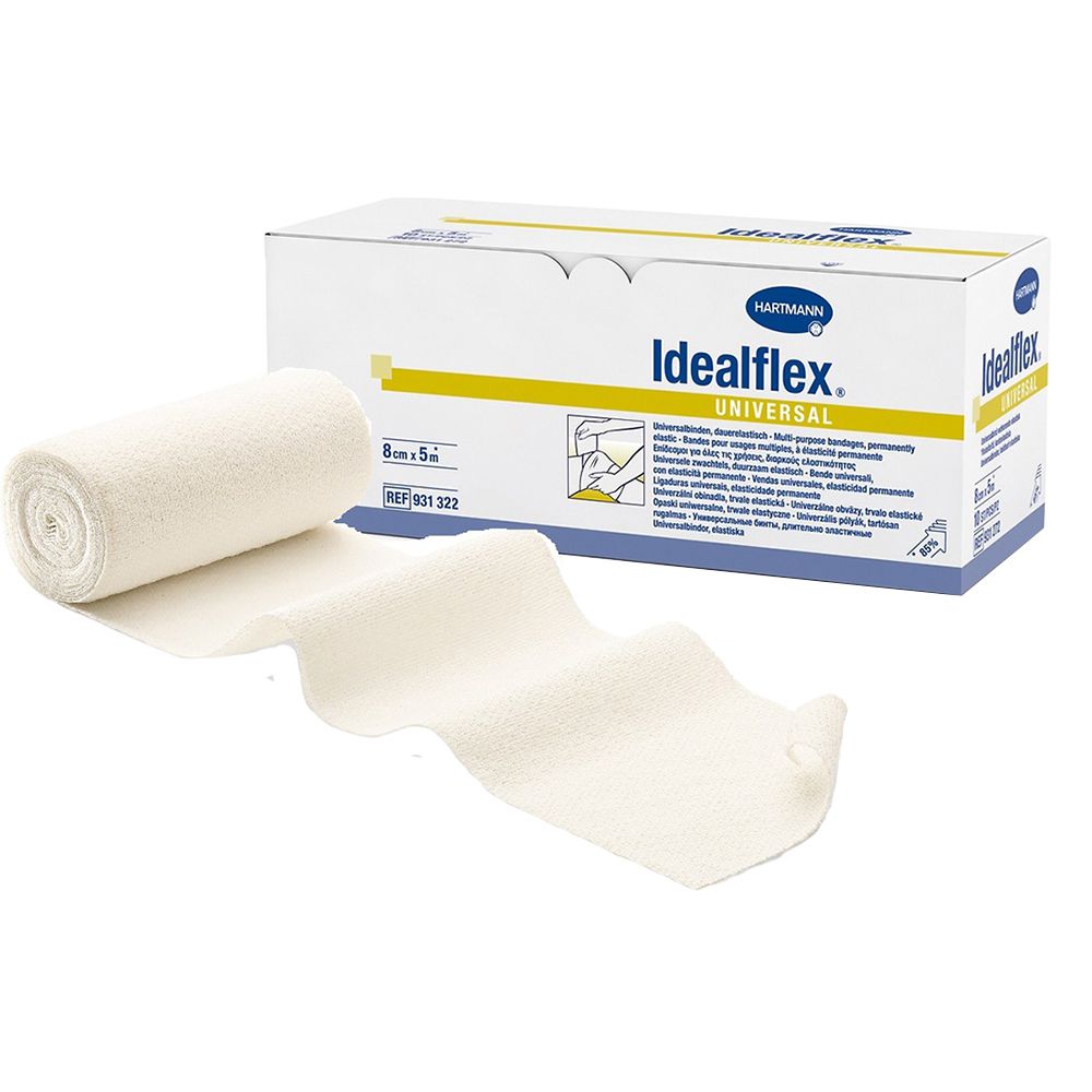 Επίδεσμοι Ελαστικοί Idealflex Universal Hartmann 12cmx5m 10τμχ