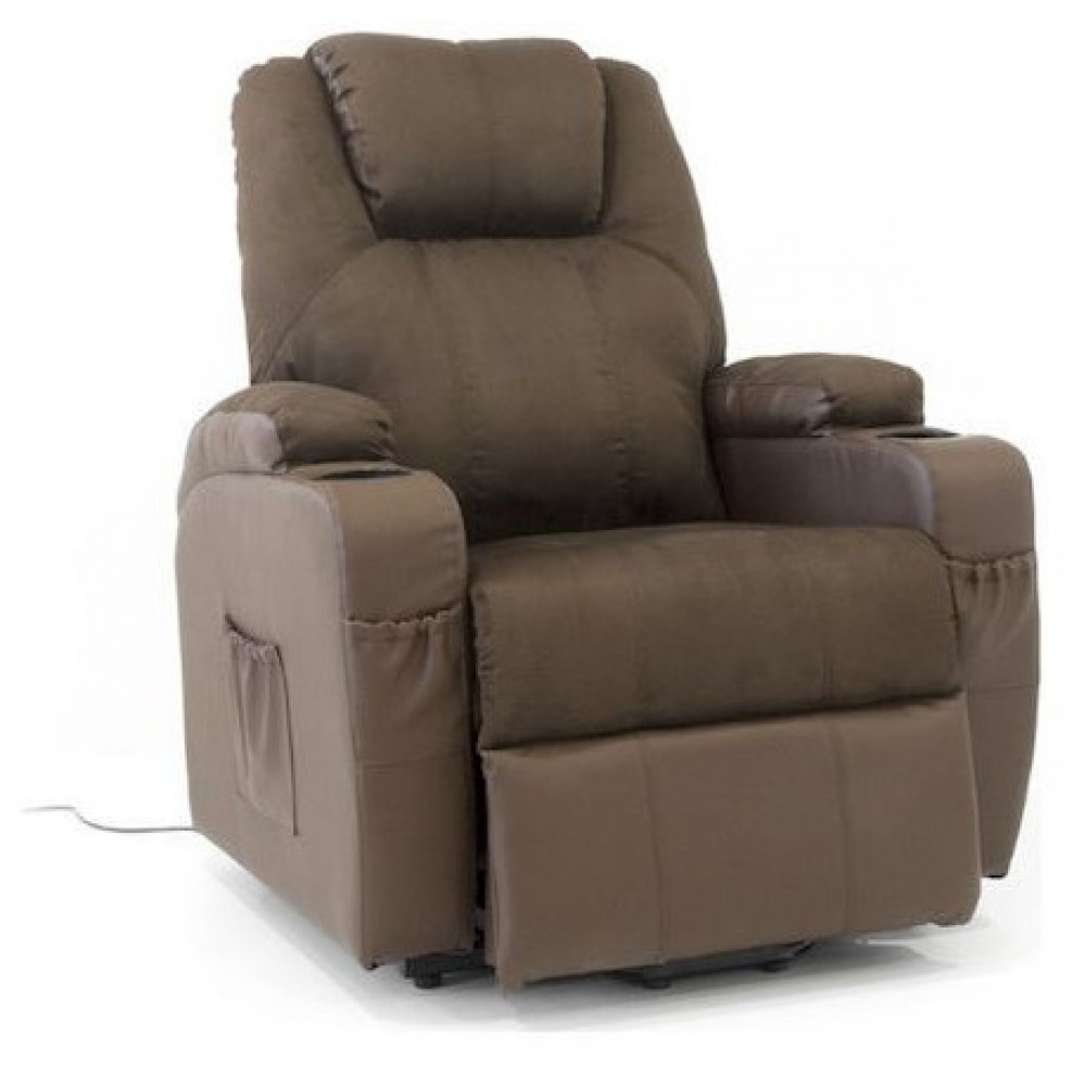 Ηλεκτρική Πολυθρόνα Ανύψωσης Camilla Vita δερματίνη καφέ 09-2-126