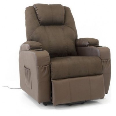 Ηλεκτρική Πολυθρόνα Ανύψωσης Camilla Vita δερματίνη καφέ 09-2-126