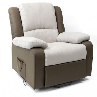 Ηλεκτρική Πολυθρόνα Ανύψωσης Olivia Vita καφέ και μπεζ 09-2-125
