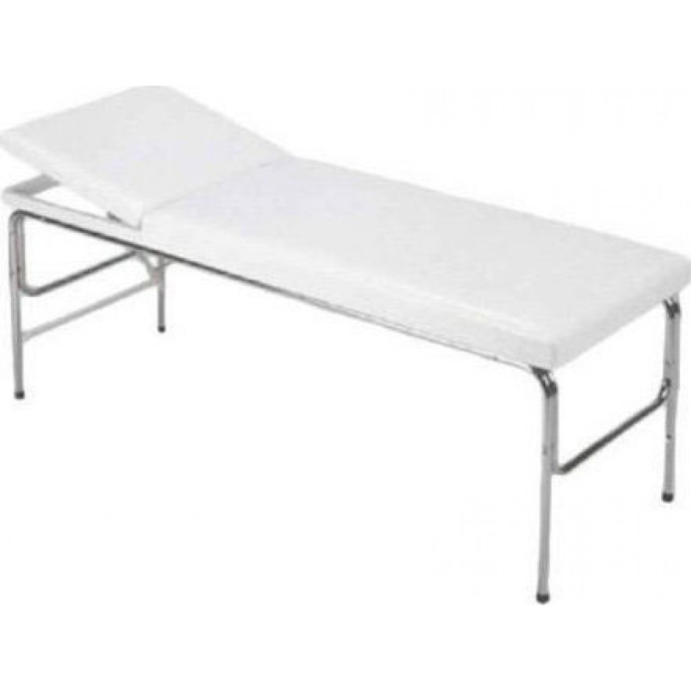 Εξεταστικό Κρεβάτι με Σταθερά Πόδια και Ίσιο Προσκέφαλο T2S1 Marinopoulos λευκό