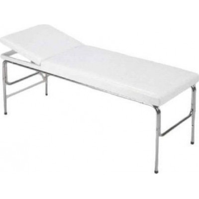 Εξεταστικό Κρεβάτι με Σταθερά Πόδια και Ίσιο Προσκέφαλο T2S1 Marinopoulos λευκό