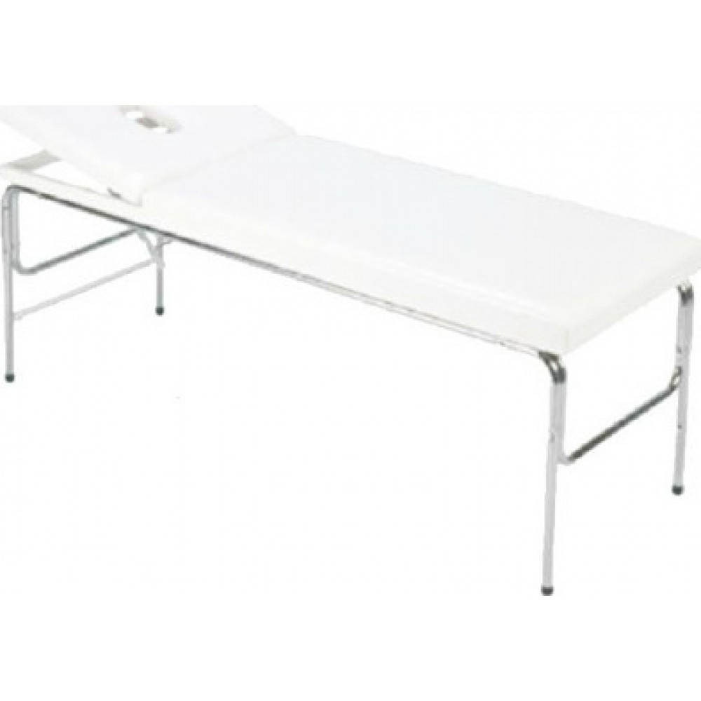 Εξεταστικό Κρεβάτι με Σταθερά Πόδια και Οπή στο Προσκέφαλο T3S1 Marinopoulos λευκό