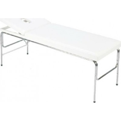 Εξεταστικό Κρεβάτι με Σταθερά Πόδια και Οπή στο Προσκέφαλο T3S1 Marinopoulos λευκό