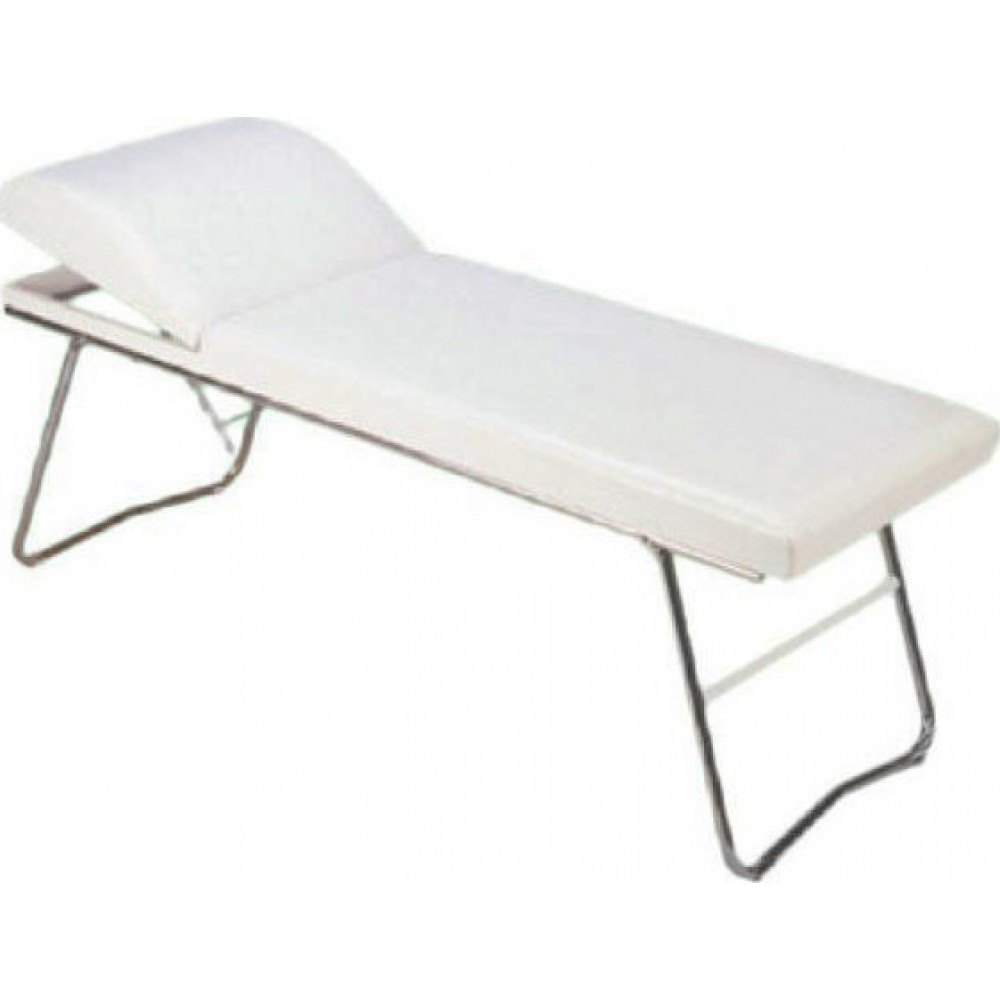 Εξεταστικό Κρεβάτι με Σπαστά Πόδια και Πομπέ Προσκέφαλο T1S31 Marinopoulos λευκό