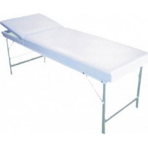 Εξεταστικό Κρεβάτι Βαρέως Τύπου με Σπαστά Πόδια και Ίσιο Προσκέφαλο T2S2 Marinopoulos λευκό