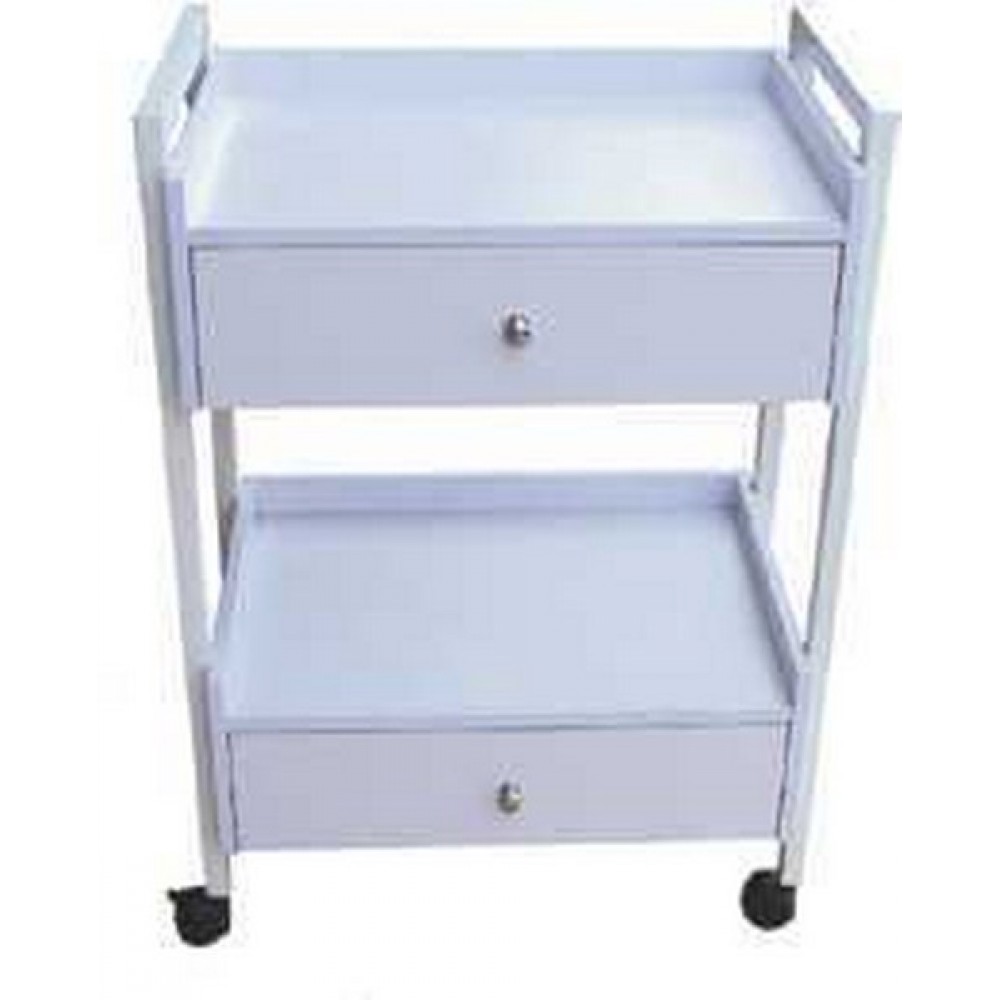 Τραπέζι 2 Ράφια Μελαμίνη και 2 Σύρταρια 731 Marinopoulos 0,64x0,39x0,85m