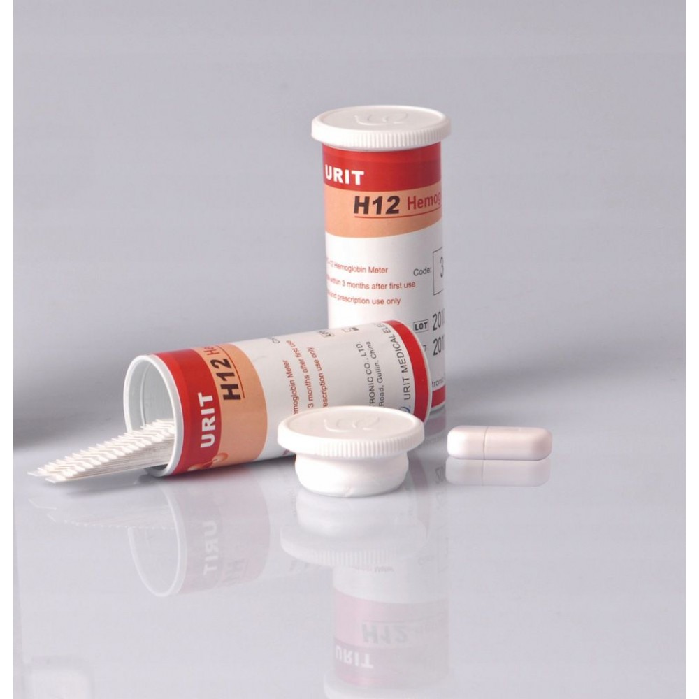 Ταινίες Μέτρησης Αιμοσφαιρίνη και Αιματοκρίτη H12 για τον Urit 12 50 τεμάχια