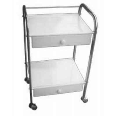 Τραπέζι 2 Ράφια Λαμαρίνα και 2 Συρτάρια Ηλεκτροστατικής Βαφής 1093 Marinopoulos 0,4x0,5x0,9m