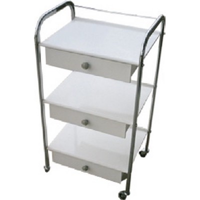 Τραπέζι 3 Ράφια Λαμαρίνα και 3 Συρτάρια Ηλεκτροστατικής Βαφής 1122 Marinopoulos 0,4x0,5x1m