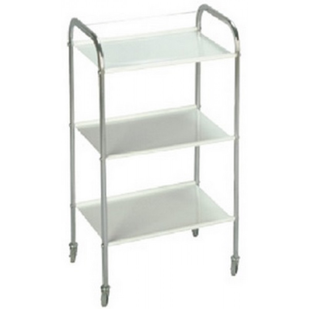 Τραπέζι 3 Ράφια Λαμαρίνα Ηλεκτροστατικής Βαφής 1111 Marinopoulos 0,4x0,5x1m