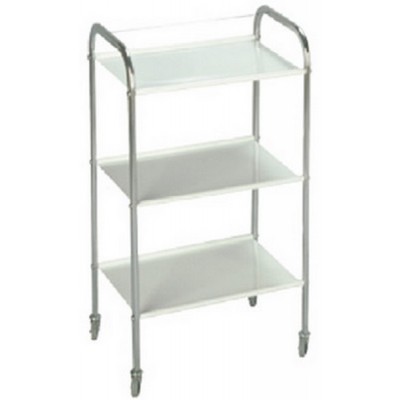 Τραπέζι 3 Ράφια Λαμαρίνα Ηλεκτροστατικής Βαφής 1111 Marinopoulos 0,4x0,5x1m