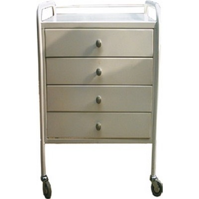 Τραπέζι Λαμαρίνα με 4 Συρτάρια Ηλεκτροστατικής Βαφής 11256 Marinopoulos 0,4x0,5x0,9m