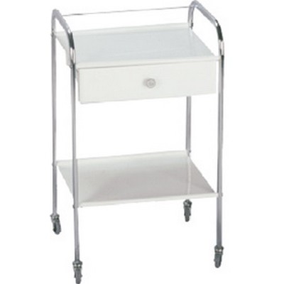 Τραπέζι 2 Ράφια Λαμαρίνα Συρτάρι Ηλεκτροστατικής Βαφής 1101 Marinopoulos 0,4x0,5x0,9m