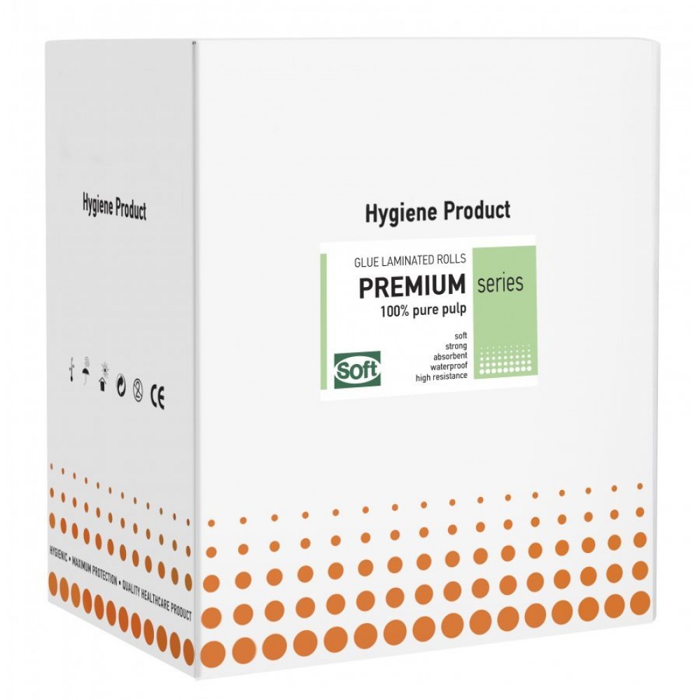 Εξεταστικά Ρολά Πλαστικοποιημένα Premium Λευκό 50cm x 50m 12τμχ Αναλώσιμα