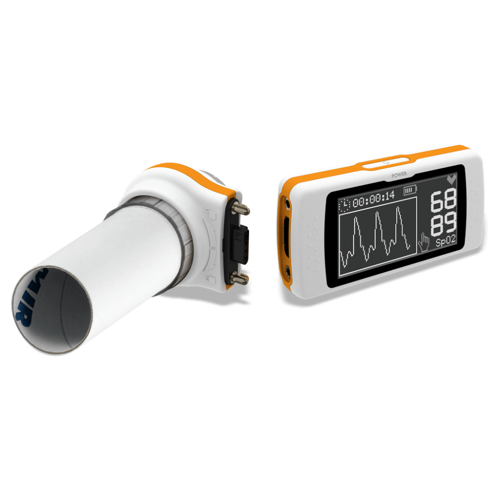 Σπιρόμετρο Spirodoc MIR με SpO2 και Τουρμπίνα Πολλαπλών Χρήσεων