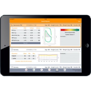 Σπιρόμετρο Spirobank II Smart MIR με SpO2 και 60 Τουρμπίνες ΜΧ FlowMir
