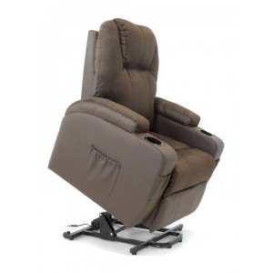 Ηλεκτρική Πολυθρόνα Ανύψωσης Camilla Vita δερματίνη καφέ 09-2-126