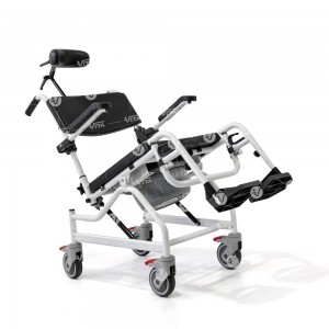 Καρέκλα αλουμινίου τροχήλατη, αδιάβροχη με WC 09-2-013 Vita