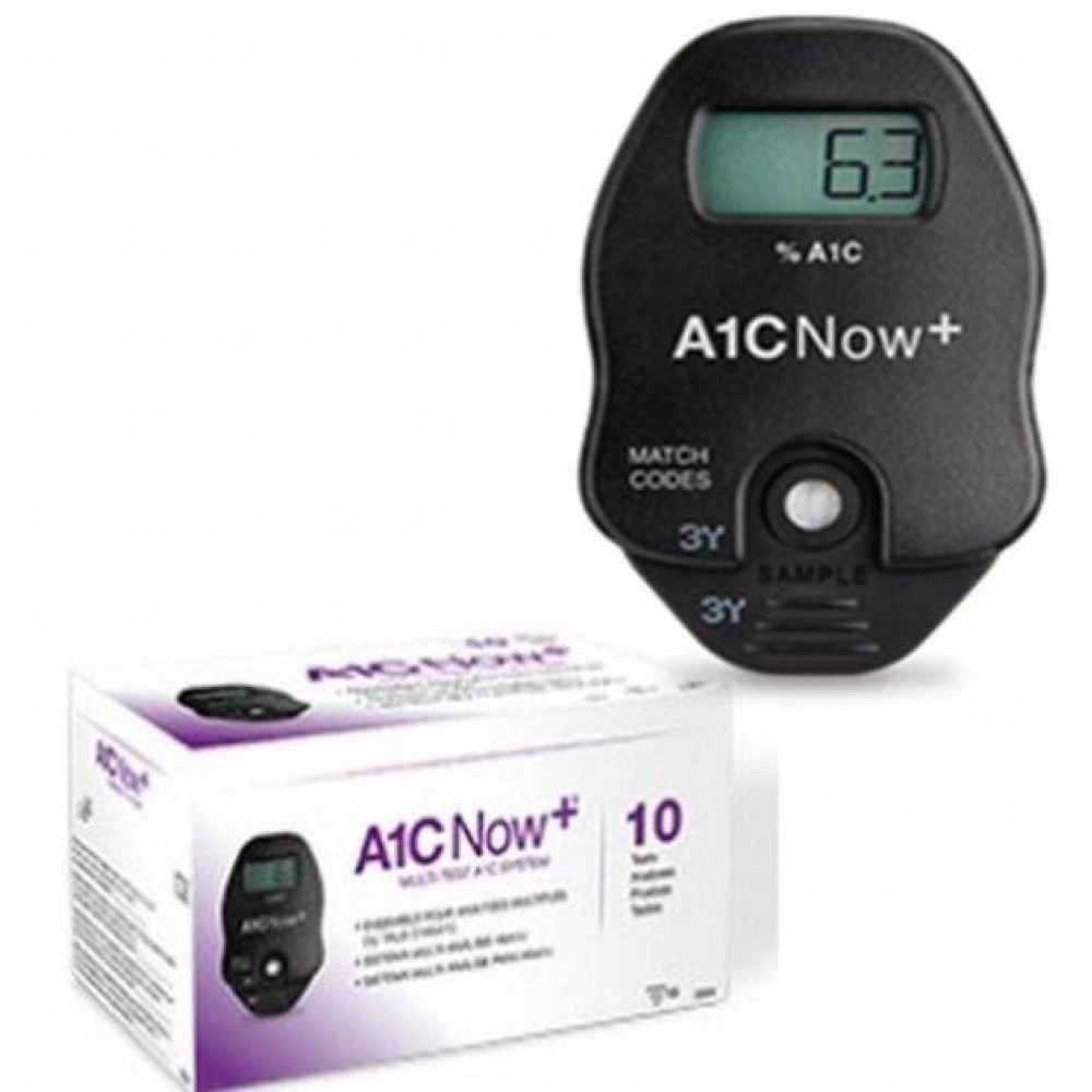 Μετρητής γλυκοζυλιωμένης αιμοσφαιρίνης A1Cnow+ PTS Diagnostics 20 χρήσεις (λήξη 10/23)