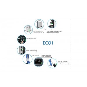 Υπέρηχος Chison Eco 1 Plus με 2 Θύρες Κεφαλής και Μπαταρία