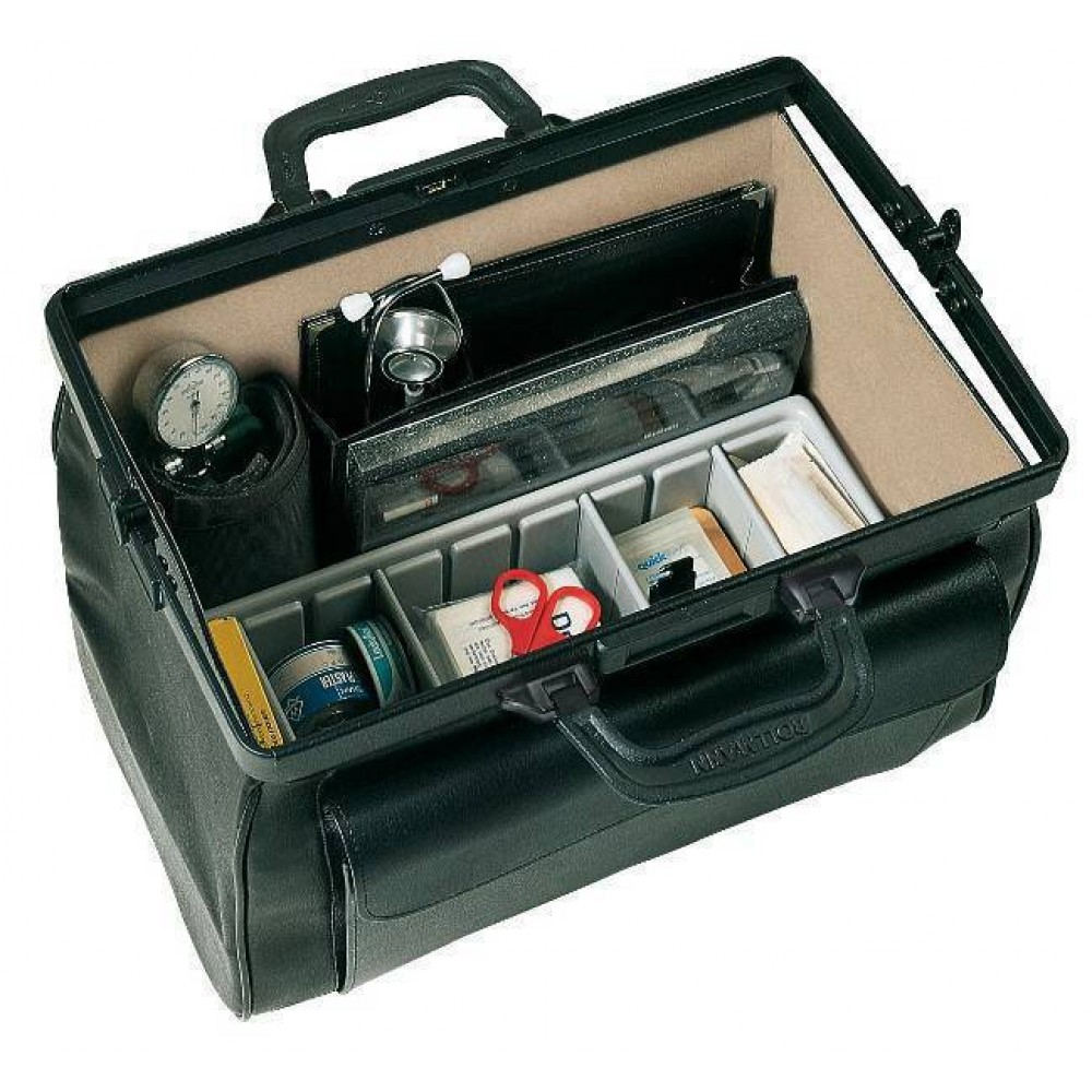 Medi-Light Μαύρη Δέρμα 2 Τσέπες  Bollmann