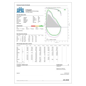 Σπιρόμετρο Minispir MIR με 60 Τουρμπίνες ΜΧ FlowMir