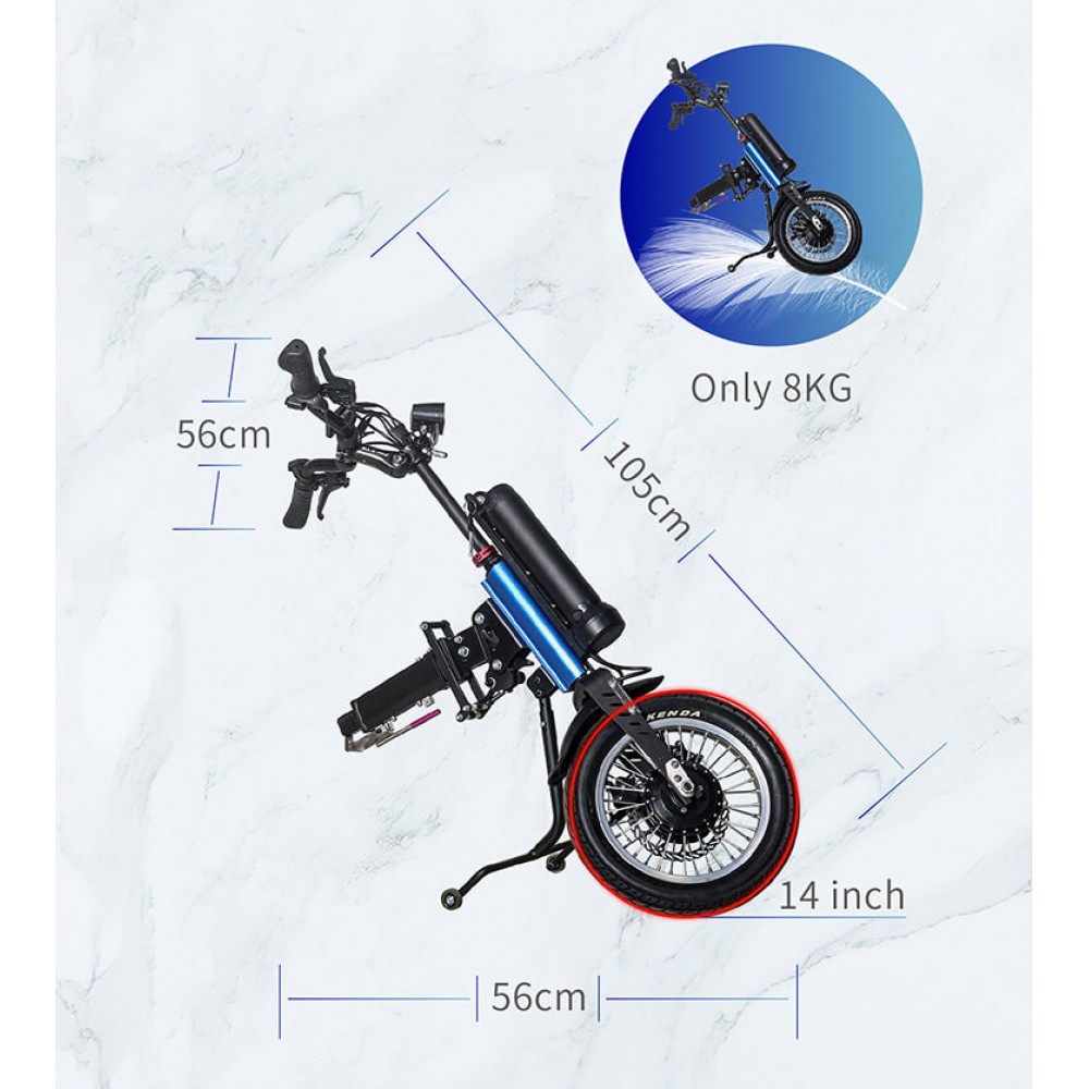 Trailer Αναπηρικού Αμαξιδίου Q7 09-2-181 Wisking Vita Orthopaedics
