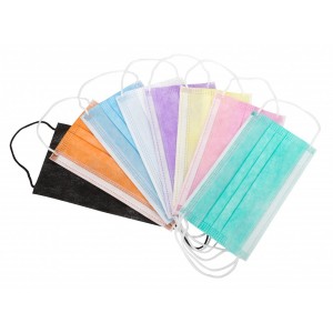 Ιατρική Μάσκα 3ply Type II με Λάστιχο Soft Μπλε 50τμχ