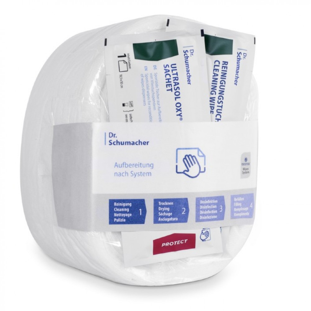  Ανταλλακτικά Μαντηλάκια Dr Schumacher Eco Wipes Dry 100τμχ