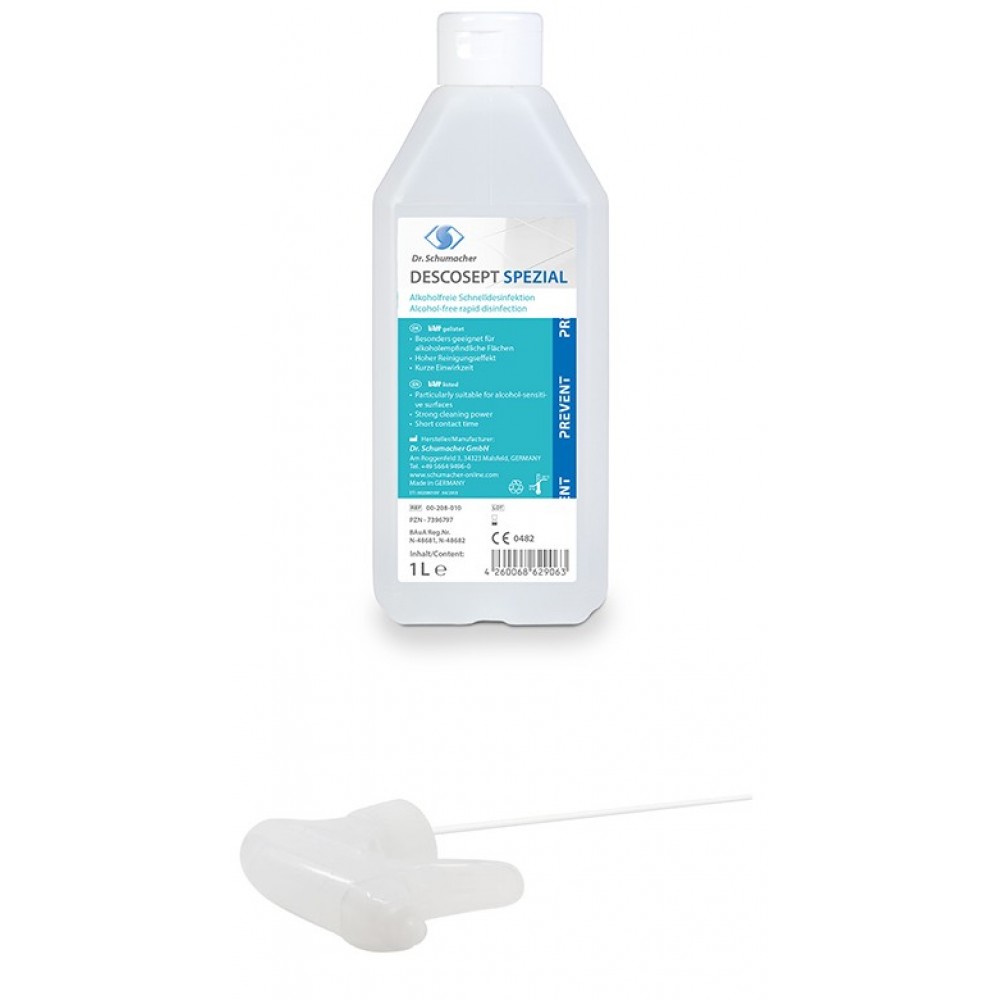 Απολυμαντικό Επιφανειών Dr Schumacher Descosept Spezial 1000ml με Αντλία Αφρού