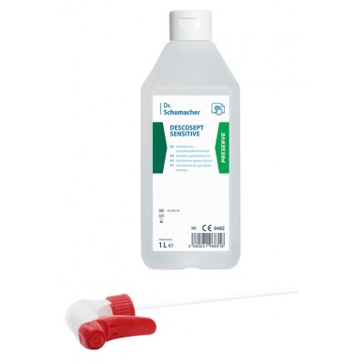 Απολυμαντικό Επιφανειών Dr Schumacher Descosept Sensitive 1000ml με Αντλία Ψεκασμού