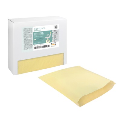 Soft Care Κάλυμμα Οδοντιατρικής Έδρας 29 x 30 cm Κίτρινο (150 τμχ)