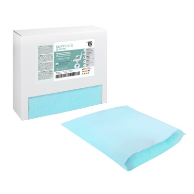 Soft Care Κάλυμμα Οδοντιατρικής Έδρας 29 x 30 cm Γαλάζιο (150 τμχ)