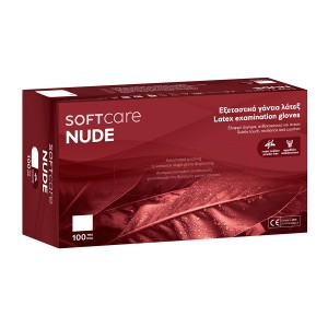Γάντια Latex Fine Soft Nude Χωρίς Πούδρα Λευκό 1000τμχ